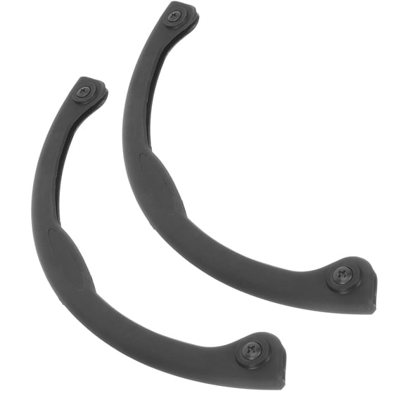 Supvox 2Pcs Snowboard Edge Protector Black Enhanced Impact Guard for Tip and Tail