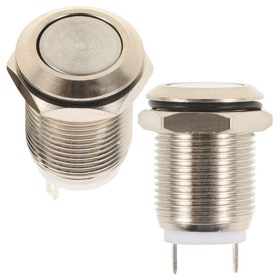 Supvox 2Pcs Replaceable Doorbell Button Sturdy Push Button for Home Door Ringer
