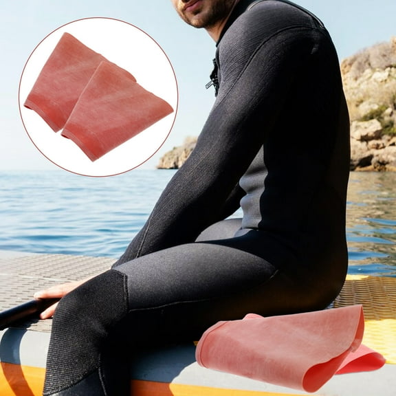 Supvox 2Pcs Wetsuit Cuff Waterproof Rubber for Recreational Swimmers Wetsuit Accessories