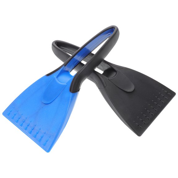 Supvox 2-Pack Winter Car Ice Scraper with Anti- Handle, Multifunctional Removal Tool for Vehicles