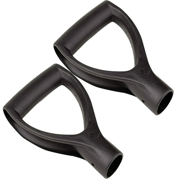 Supvox 2Pcs Durable Plastic Spade Handles Replacement for Gardening Digging and Raking Tools