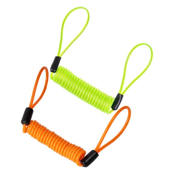 Supvox 2Pcs Extended Length Motorcycle Disc Brake Lock Cable with Easy Installation and Durability