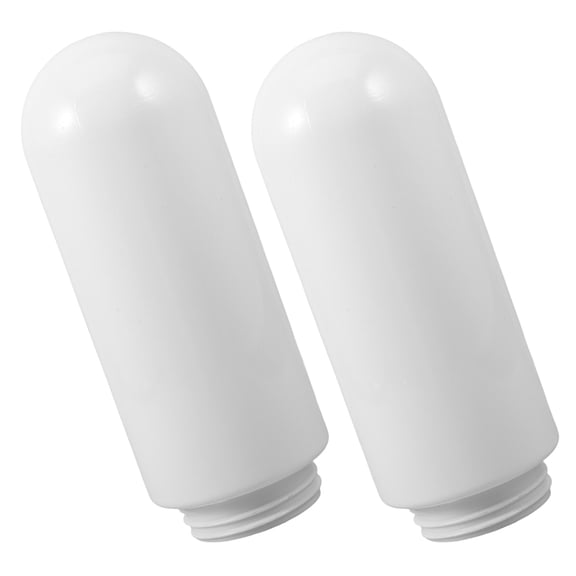 Supvox 2-Pack Outdoor Acrylic Lampshade Replacement White Porcelain Light Covers for Garden Porch Yard Lighting