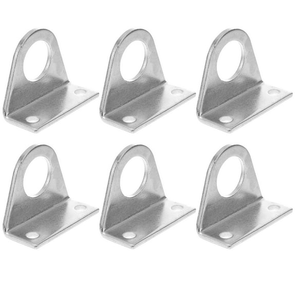 Supvox 3 Pairs Air Cylinder Rod Bracket 304 Stainless Steel for Engineers