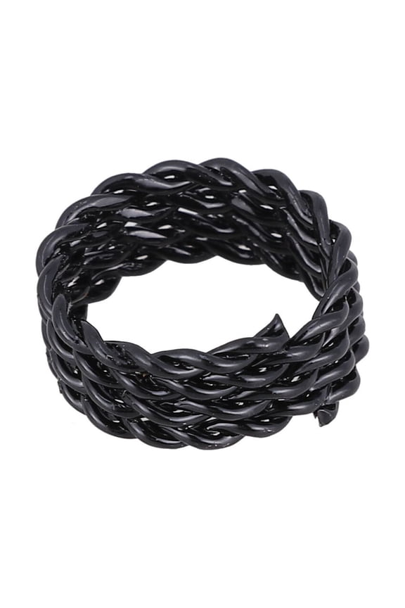 30 Pieces Black Hair Braids Accessories Dreadlock Cuffs for Secure Hair Extensions Styling