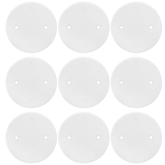 Supvox 30pcs Ceiling Electrical Cover Plate Flame-retardant Simple Design White