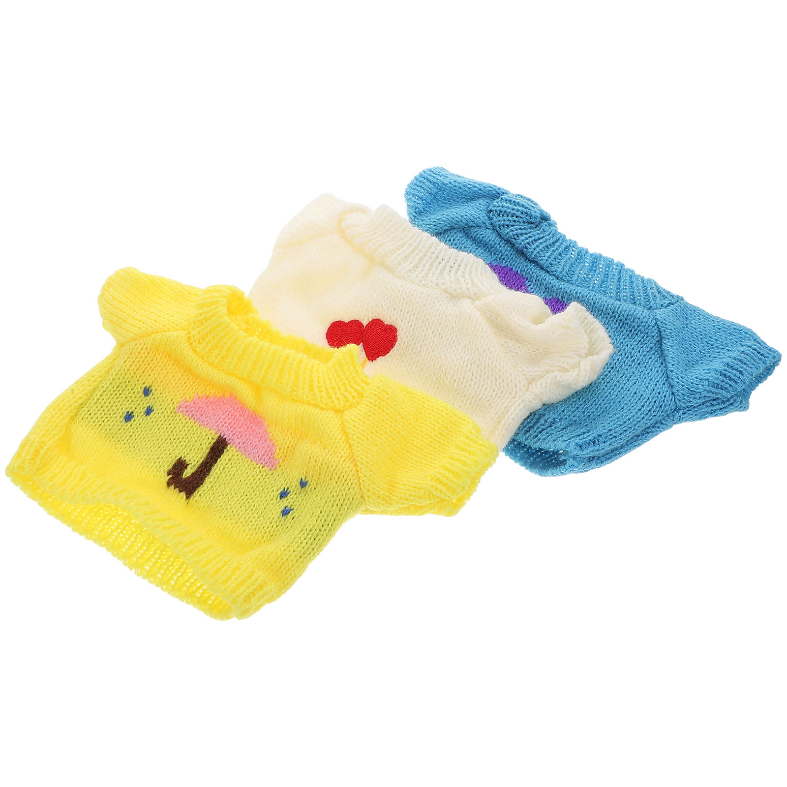 Supvox 3pcs Compact Bear Clothes with Fabric Encourages Imagination ...