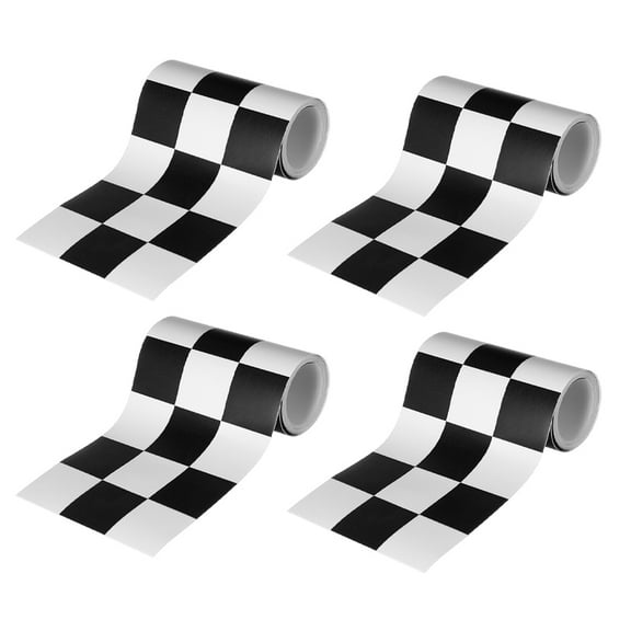 Supvox 4 Rolls Wallpaper Border Multi PVC Scratch Resistant Adhesive for Classroom Decoration