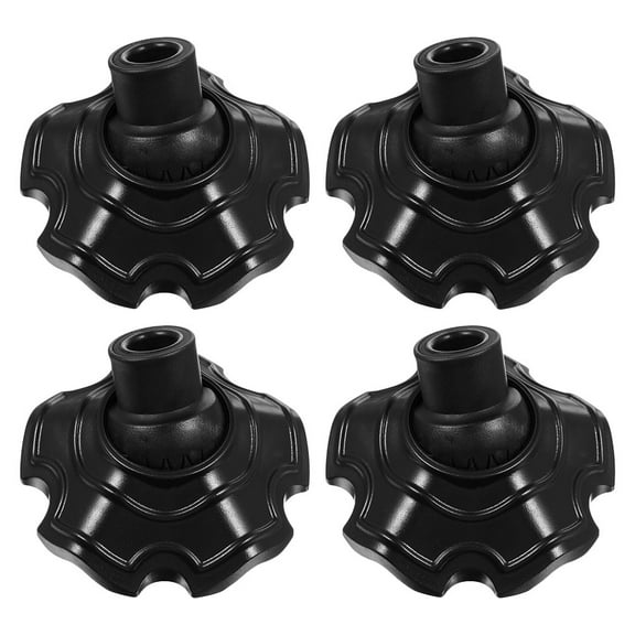 Supvox Camping Chair Foot Cover Chair Leg Protectors Black 4Pcs