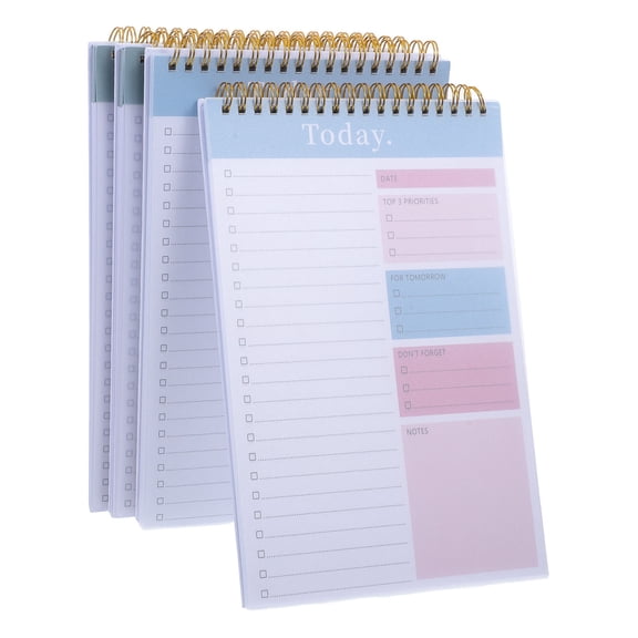 Supvox 4-Pack Employee Meeting Notebooks and Notepads, Ideal for Workers and Back to School Use