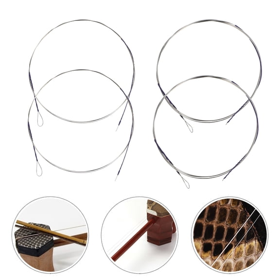 Supvox 4-Pack Metal Resonator for Erhu - Sound , Perfect for Erhu Players and Music Practice Sessions