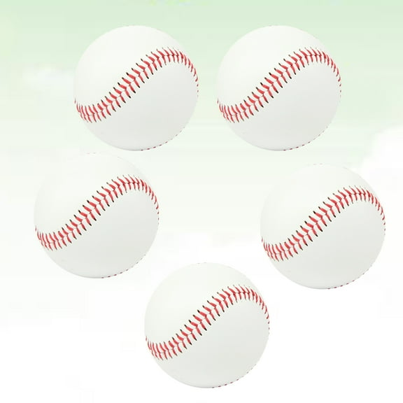 Supvox 5 Pcs Baseball Training Rubber for Official Baseball Style for Teens