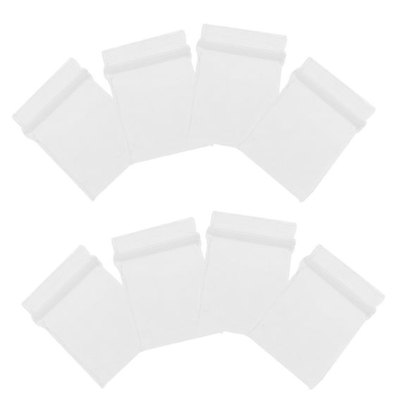 Supvox Compact White Pe Bags 500Pcs for Jewelry Storage and Display