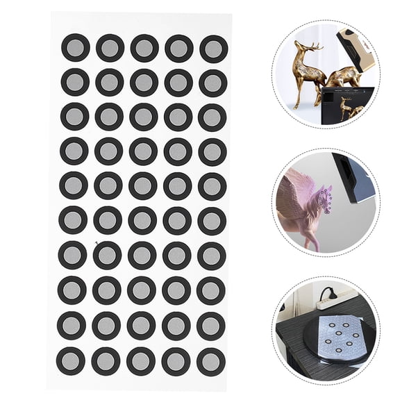 Supvox 50Pcs 3D Scanner Dots Black Tearresistant Reflective Markers for Precise Optical Tracking