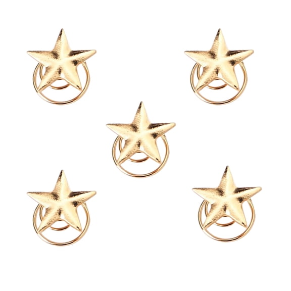 Supvox 5Pack Hair Styling Star Hair Pin Alloy For Women Daily Use