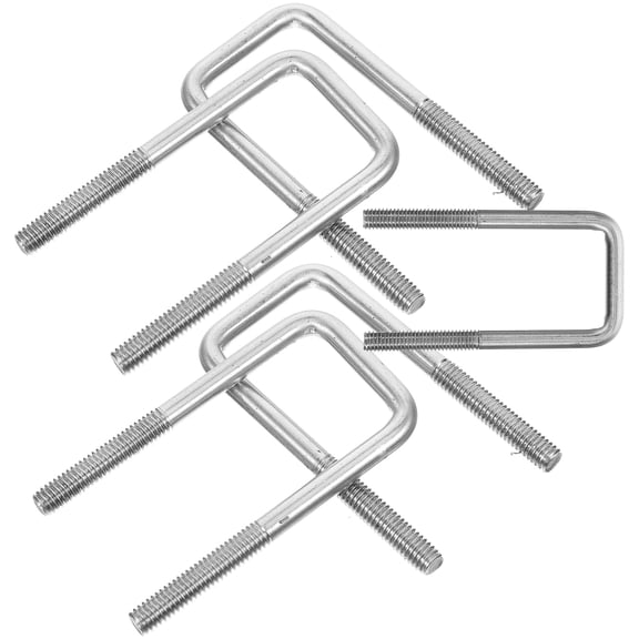 Supvox 5-Pack Heavy Duty Stainless Steel Bolts for Secure Tube Fastening and Trailer Hardware Use