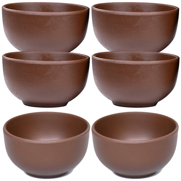 Supvox Light Brown Purple Sands Tea Cups Elegant for Home Office 6Pcs