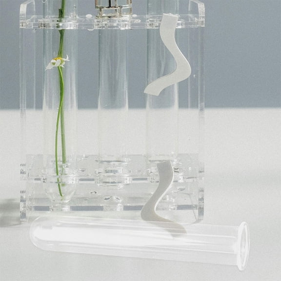 Supvox Transparent Glass Test Tube Vase for Storage Simple Design 6Pcs