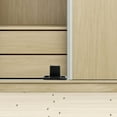 thumbnail image 1 of Supvox Closet Door Guides Sliding Door Floor Rails Black 6Pcs for Smooth Operation, 1 of 8