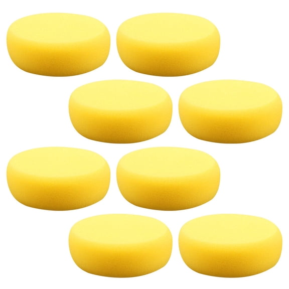 Supvox 8Pcs Multipurpose Paint Sponges Yellow Supple Texture for Watercolor and Craft Use