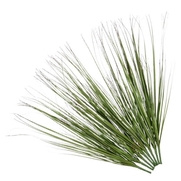 Supvox Artificial Green Plants Faux Grass Stems for Indoor Outdoor Decor, Evergreen Realistic Simulation Beauty
