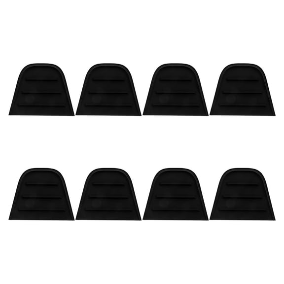 Supvox Black Plastic Corner Protectors for Luggage and Furniture, , Easy to Install, Ideal for Home Use