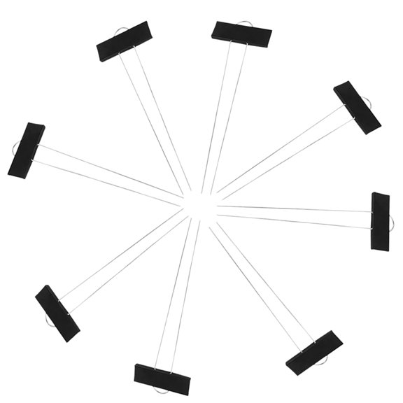 Supvox 8pcs Garden Name Tags for Home Gardeners Black TShaped Markers