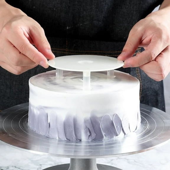 Supvox Food-Safe White Plastic Cake Dowels for Wedding and Multi-Layer Cakes, 8Sets