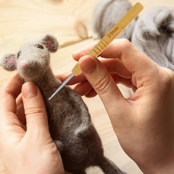 Supvox 9pcs Interlock Tool for Locs with Aluminum Crochet Hook for Beginners Sweater Weaving