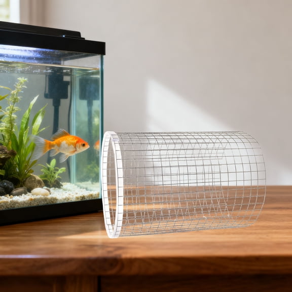 Supvox Fish Breeding Isolation Net Plated Silver with High Density Grid for Aquarium