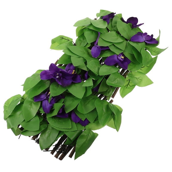 Supvox Leaf Wall Panels Artificial Leaf Fence Panel Green Silk Cloth 1Pack