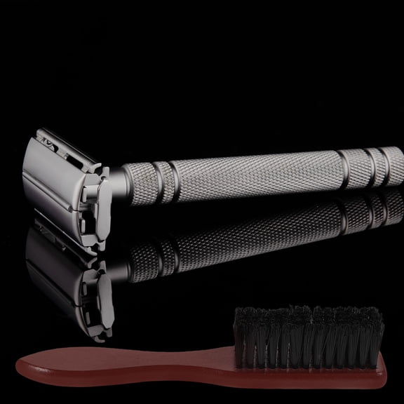 Supvox Small Beard Comb Brown Wood Beard Care Tool 1Set Portable For Travel And Daily Use