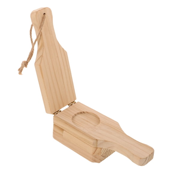 Supvox Banana Smasher Maker Wood Beige 1Pcs for Mashing Bananas