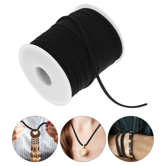 Supvox Rope Crafts Braided Rope Black Polyester 1Pcs