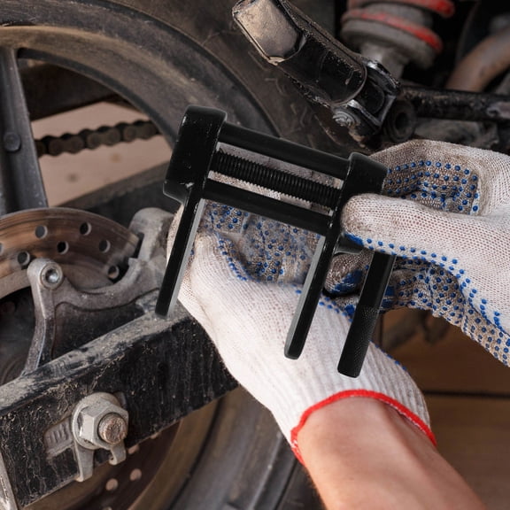 Supvox Heavy Duty Black Brake Caliper Press Tool for Motorcycles - Disc Brake Compression and Adjustment Kit