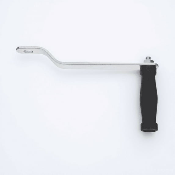 Supvox Galvanized Boat Winch Handle, Black, Sturdy Construction, Fits Trailers