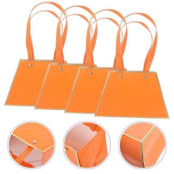 Supvox Bouquet Wrapping Paper Orange Paper for Wedding Decoration