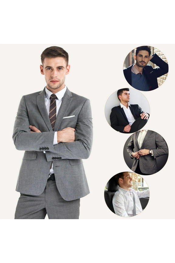 Brown ped Tuxedo Tie Pretied with Classic Design for Men Party Decoration Polyester