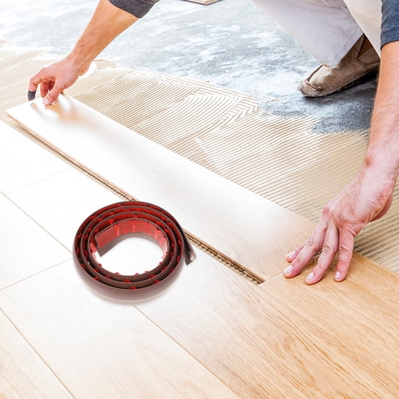 Supvox PVC Carpet Edge Trim Strip in Coffee Color, Easy to Clean Floor , 1-Pack for Home and Office