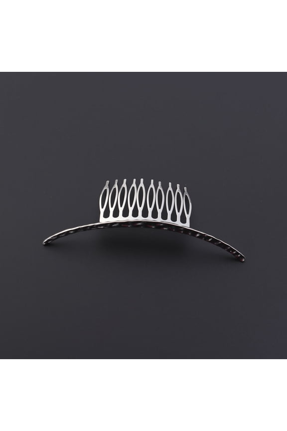 Classic Design Hair Stylist Comb in Alloy for Women 1Pcs