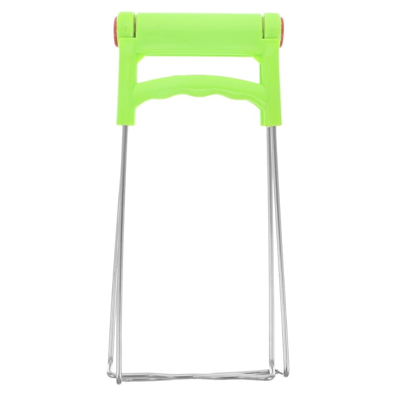Supvox Light Green Stainless Steel Pan Gripper Clip for Hot Pots, Cooking Bowls, Plates, and Dish Holder