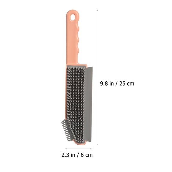 Supvox Household Crevice Cleaning Brush for Floor Seam and Corner Cleaning Pink