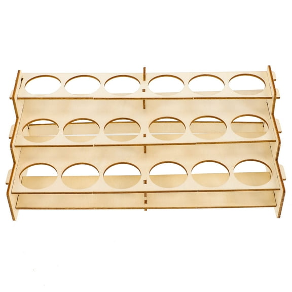 Supvox Craft Paint Storage Organizer Beige for Model Makers 1Set