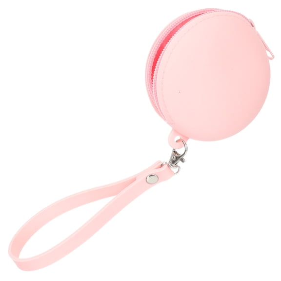 Supvox Silicone Purse with Zipper and Wrist Strap for Women, Convenient Daily Use Wallet, 1 Piece