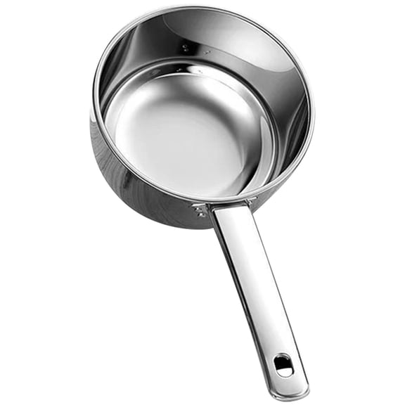 Supvox Plated Silver Metal Soup Ladle for Kitchen Use Rust Resistant with Easy Grip Long Handle