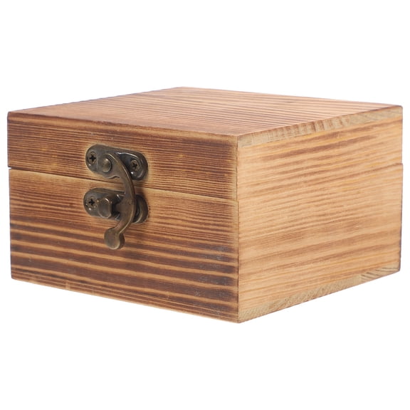 Supvox Wood Storage Box with Break-Resistant Design for Dresser Organization, 1 Piece