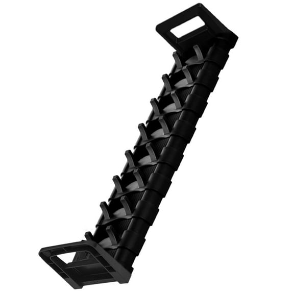 Supvox Adjustable Black Drying Rack for Kitchen Counter Plastic Dish Drainer with Drainboard for Home Use