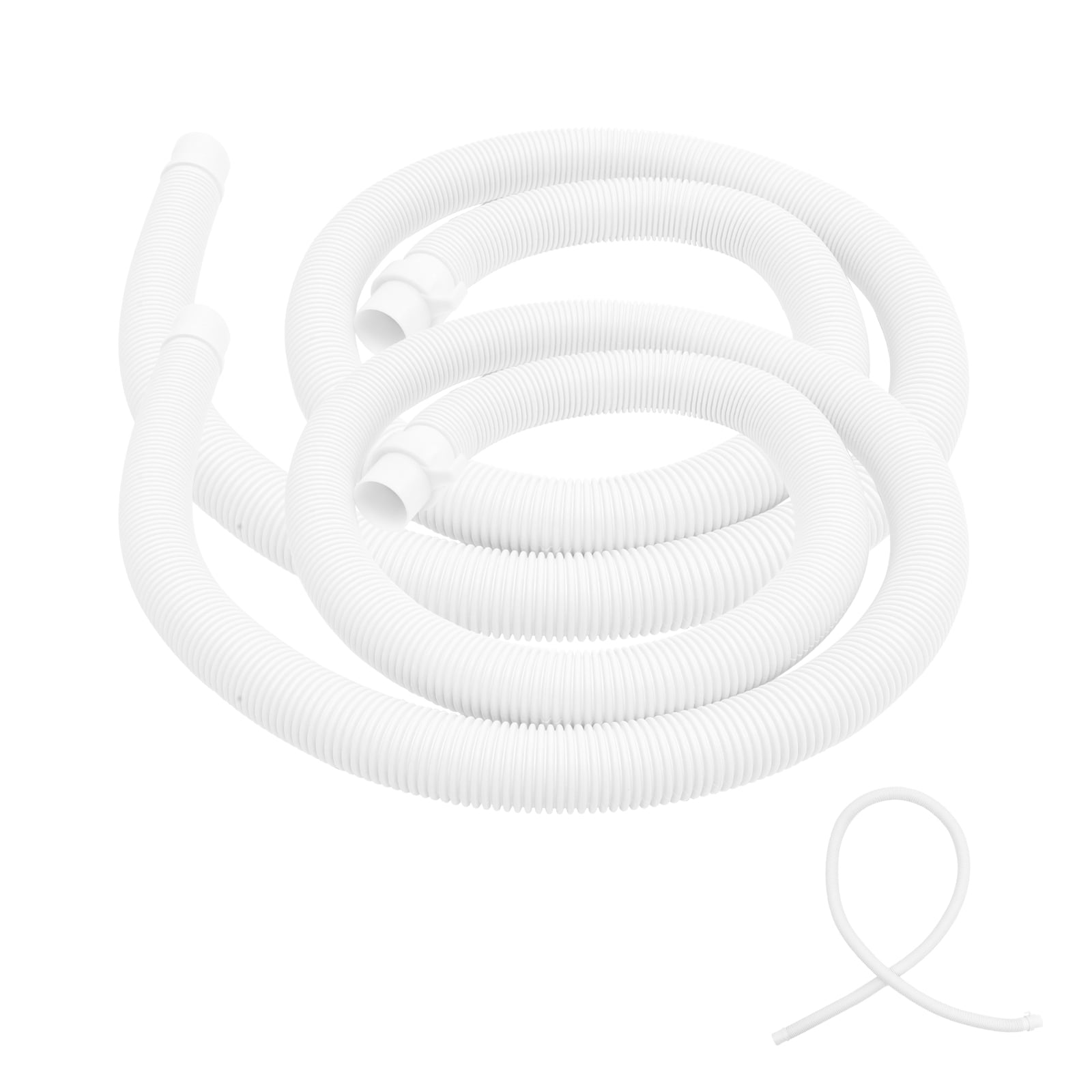 Supvox Durable PVC Washer Water Inlet Hose with Steel Clamps for Home 2 ...