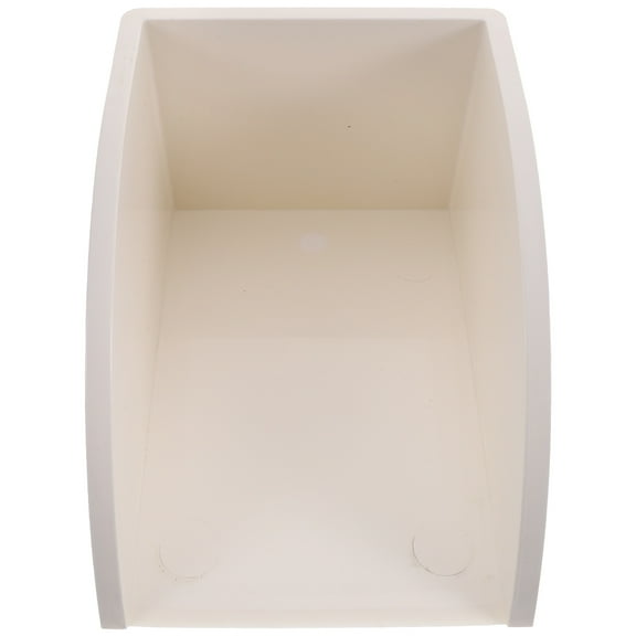 Supvox Durable PVC White Gutter Downspout Splash Block for Pipe Easy Install and Rugged Water Flow Management 3.5 x 3.5 x 6 Inches