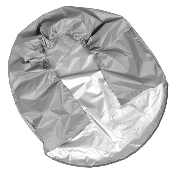 Supvox Grey Nylon Car Wheel Cover Windproof Tire Protector Outdoor Tire Guard Accessory